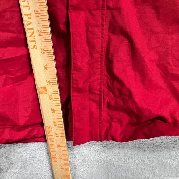 Columbia‎ Interchange Omni-Tech Jacket Mens XL Red Waterproof Ski Hood Full Zip - Picture 9 of 12